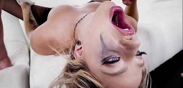  Throated - Slutty Harmony Rivers Quenches Her Cocksucking Thirst
